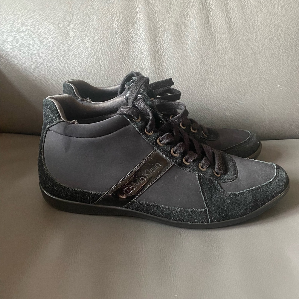 Calvin Klein Men's Black and Gray Sneakers